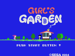 Заставка игры Girl's Garden